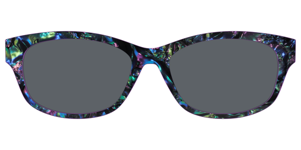 The Addison - Violet Pearlized Gradient Acetate Rose Gold Metal