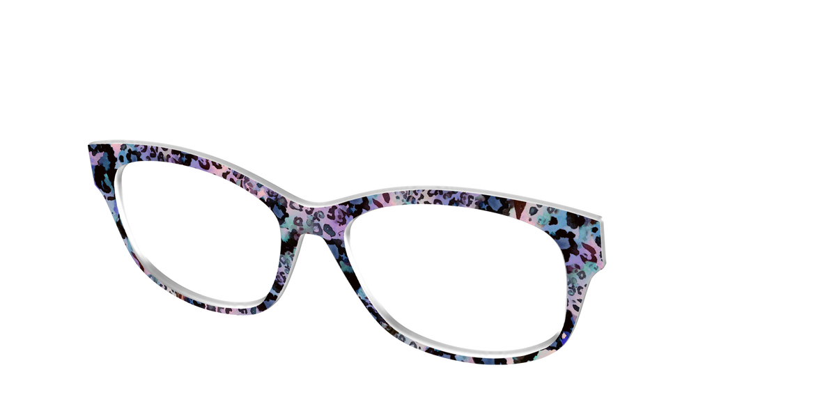The Alluring Animal Print Mix - Angle Top Image - Pair Eyewear