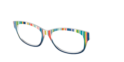 The Beach Bum Stripes - Angle Top Thumbnail - Pair Eyewear