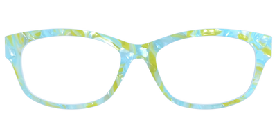 The Blue Lemonade Pearl Marble - Front Top Thumbnail - Pair Eyewear