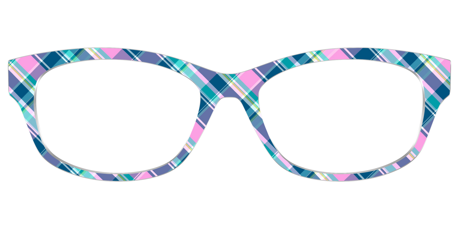 The Breezy Plaid - Front Top Image - Pair Eyewear