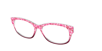 The Cerise Shell Scallop - Angle Top Thumbnail - Pair Eyewear