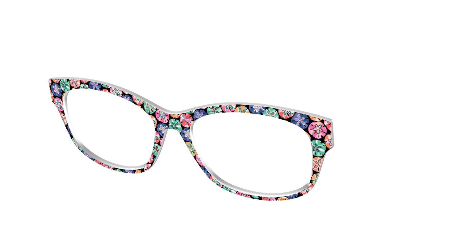 The Chic Sand Dollars - Angle Top Image - Pair Eyewear