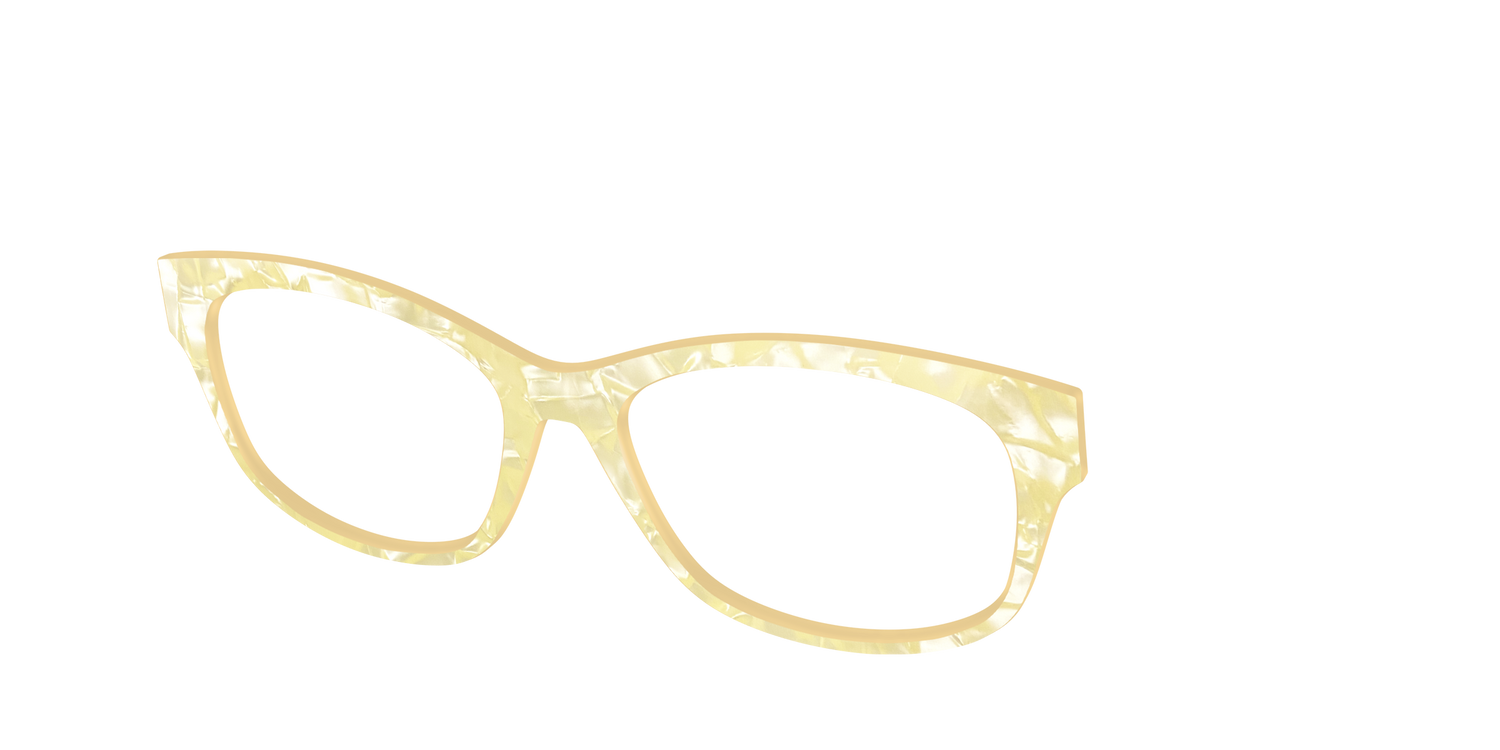The Citrine Pearl Marble - Angle Top Image - Pair Eyewear