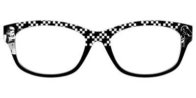 Dark Side Checker Split - Front Top Thumbnail - Pair Eyewear