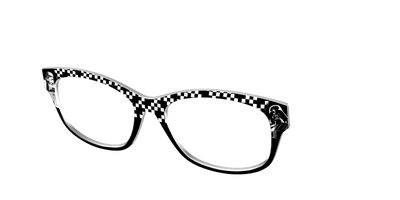 Dark Side Checker Split - Angle Top Thumbnail - Pair Eyewear