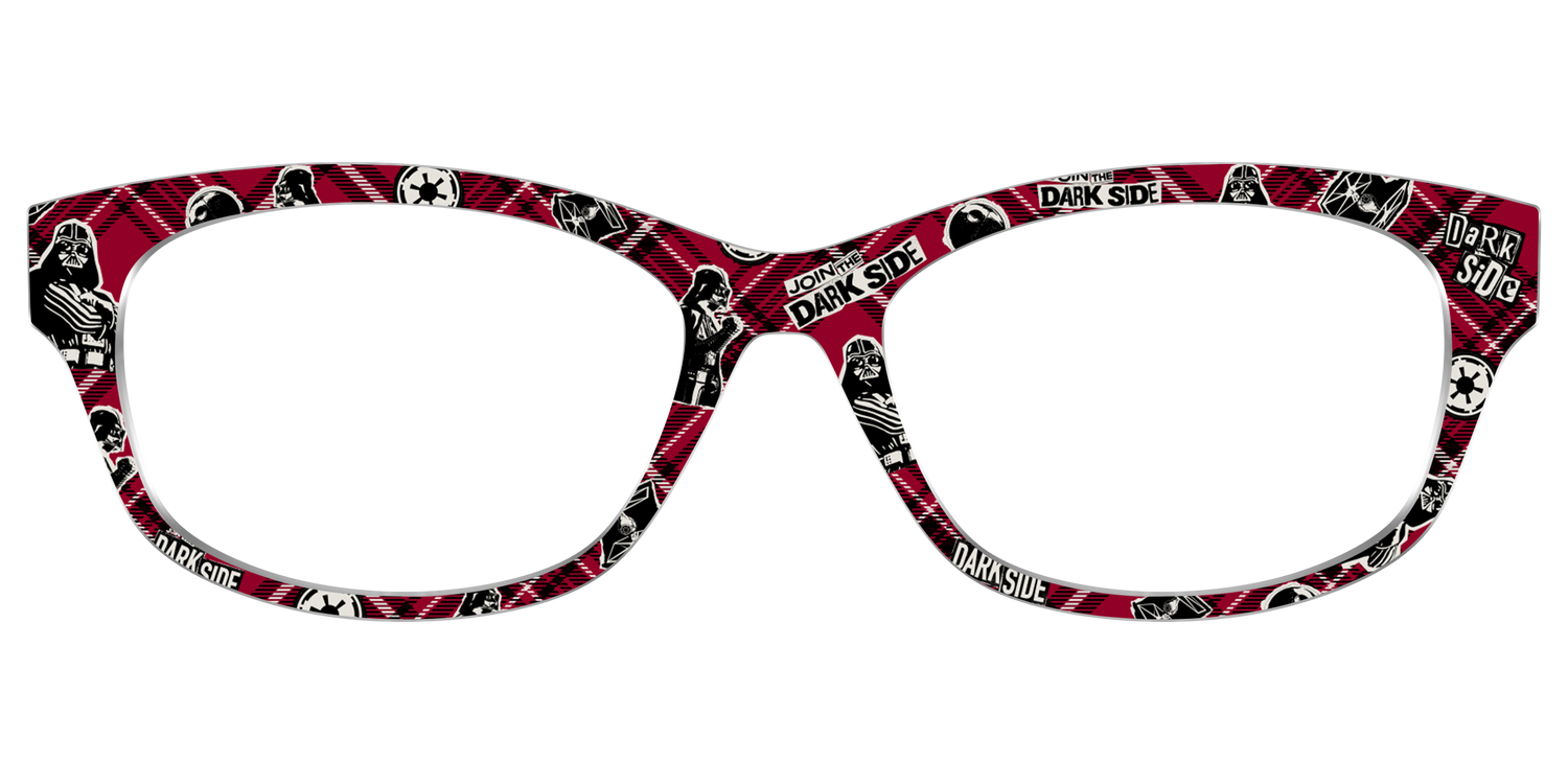 Dark Side Plaid - Front Top Image - Pair Eyewear