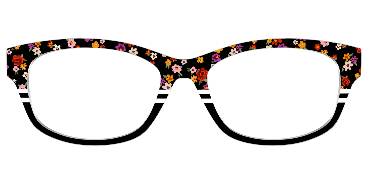 The Ditsy Stripe Split - Front Top Image - Pair Eyewear