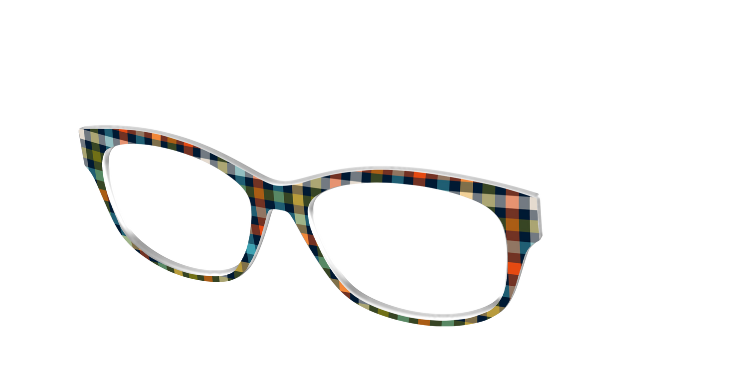 The Dockside Gingham - Angle Top Image - Pair Eyewear