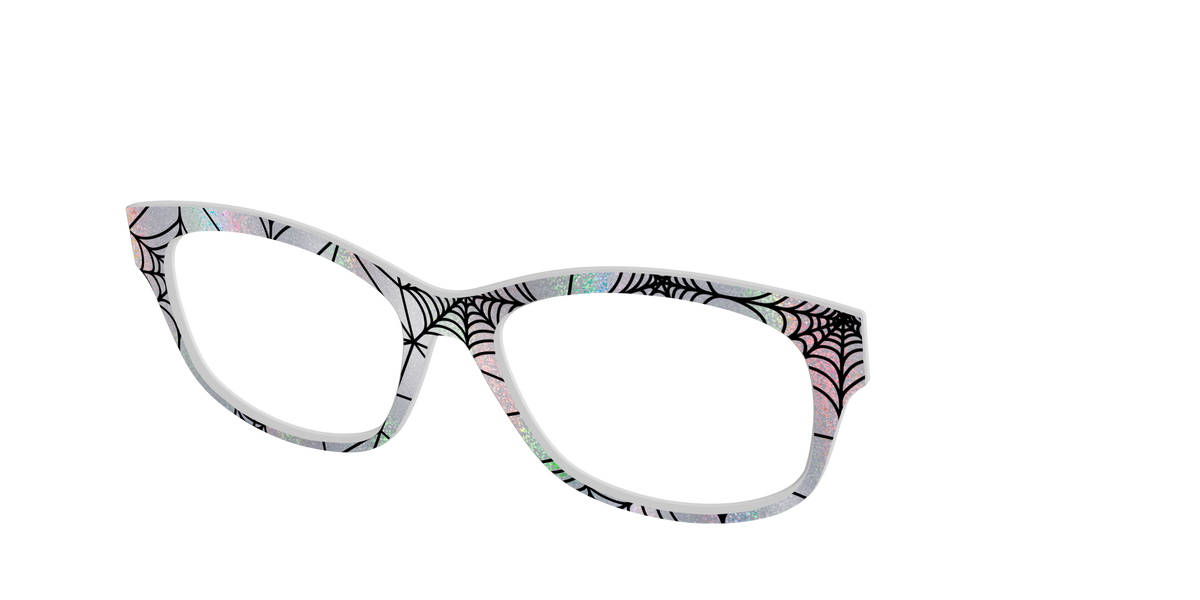 The Ethereal Iridescent Webs - Angle Top Image - Pair Eyewear