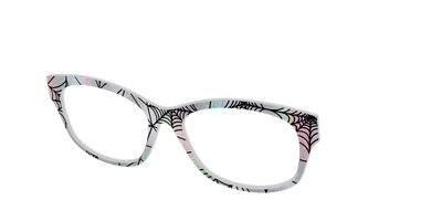 The Ethereal Iridescent Webs - Angle Top Thumbnail - Pair Eyewear