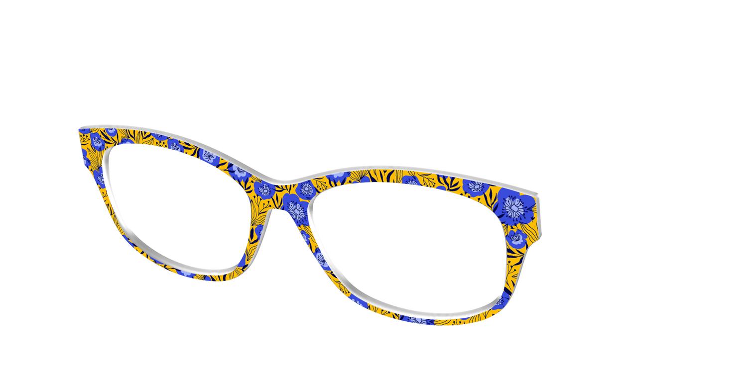 The Fab Floral - Angle Top Image - Pair Eyewear