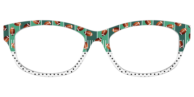 The Fifty Yard Line Polka Dot Split - Front Top Thumbnail - Pair Eyewear