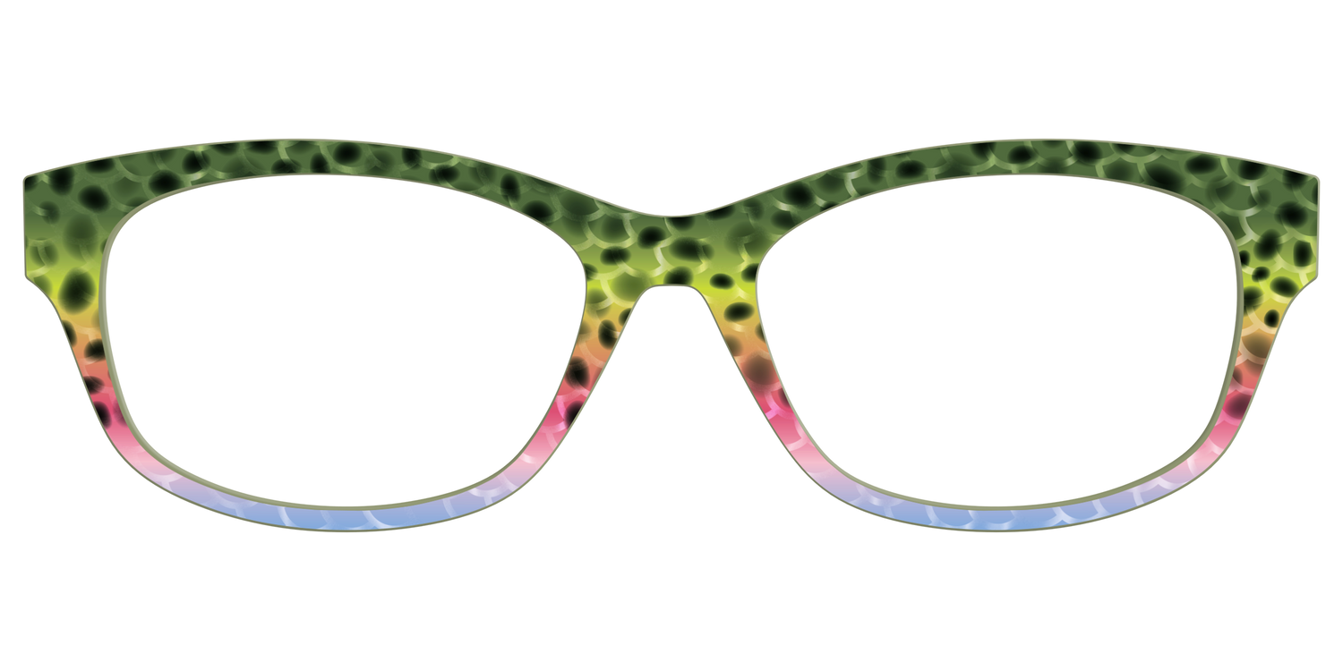 The Freshwater Trout Scales - Front Top Image - Pair Eyewear