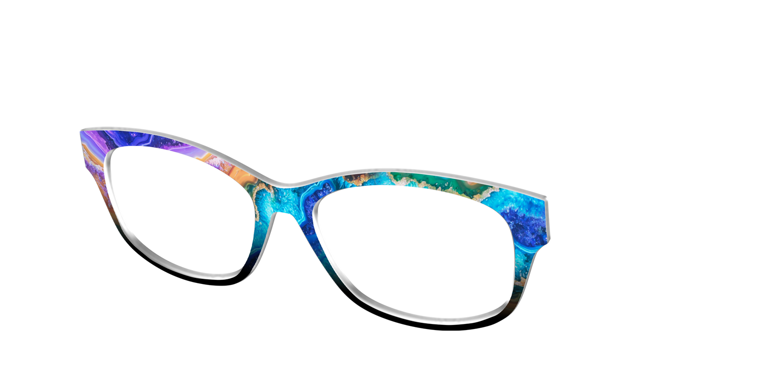 The Genius Geode - Angle Top Image - Pair Eyewear