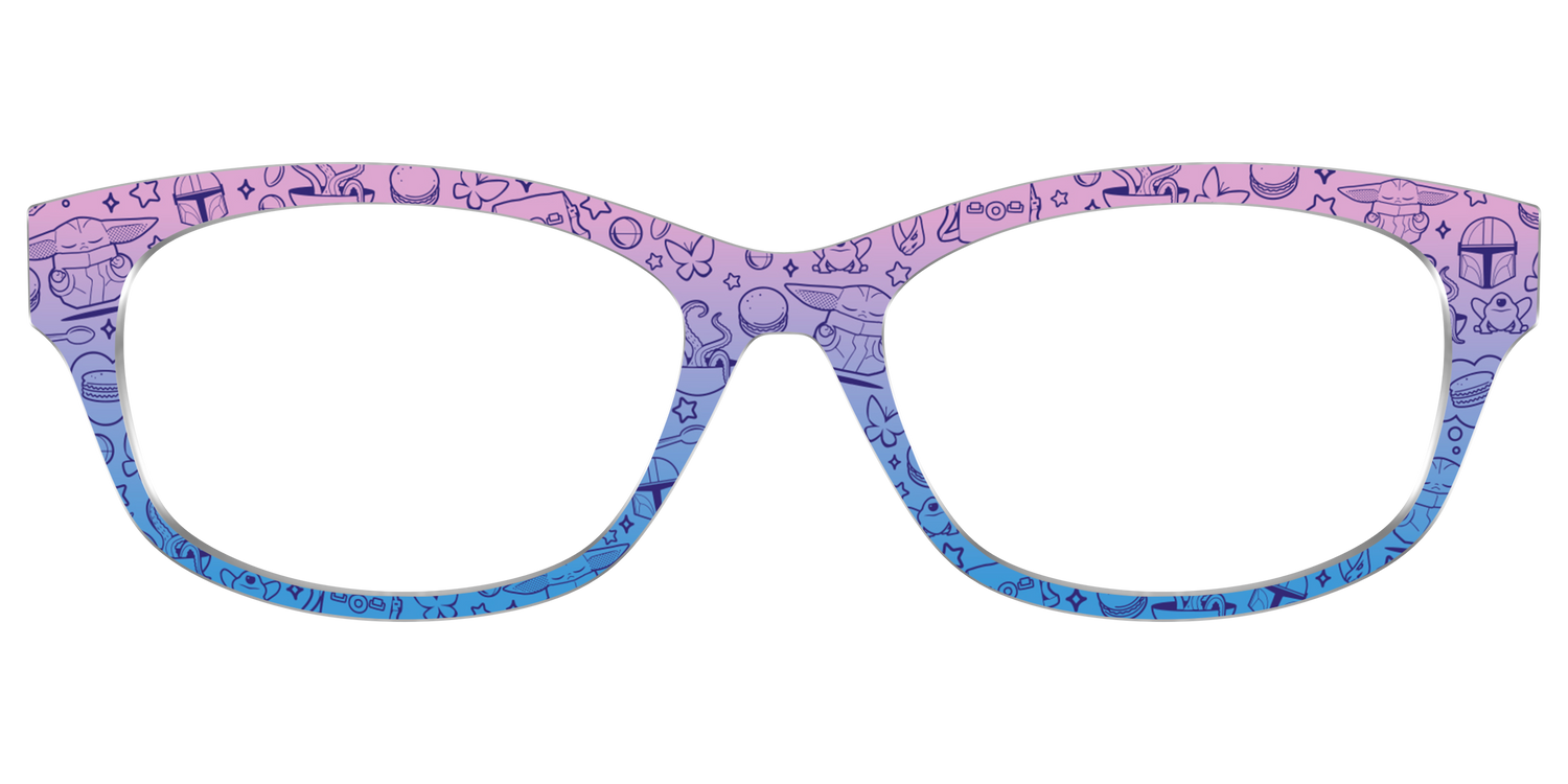 Grogu™ Galaxy Gradient - Front Top Image - Pair Eyewear