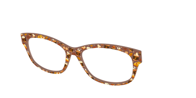The Harvest Cafe Crystal with Gold Foil - Angle Top Thumbnail - Pair Eyewear