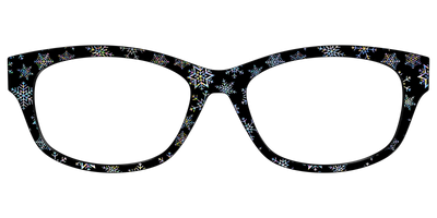 The Holographic Snowflakes - Front Top Thumbnail - Pair Eyewear