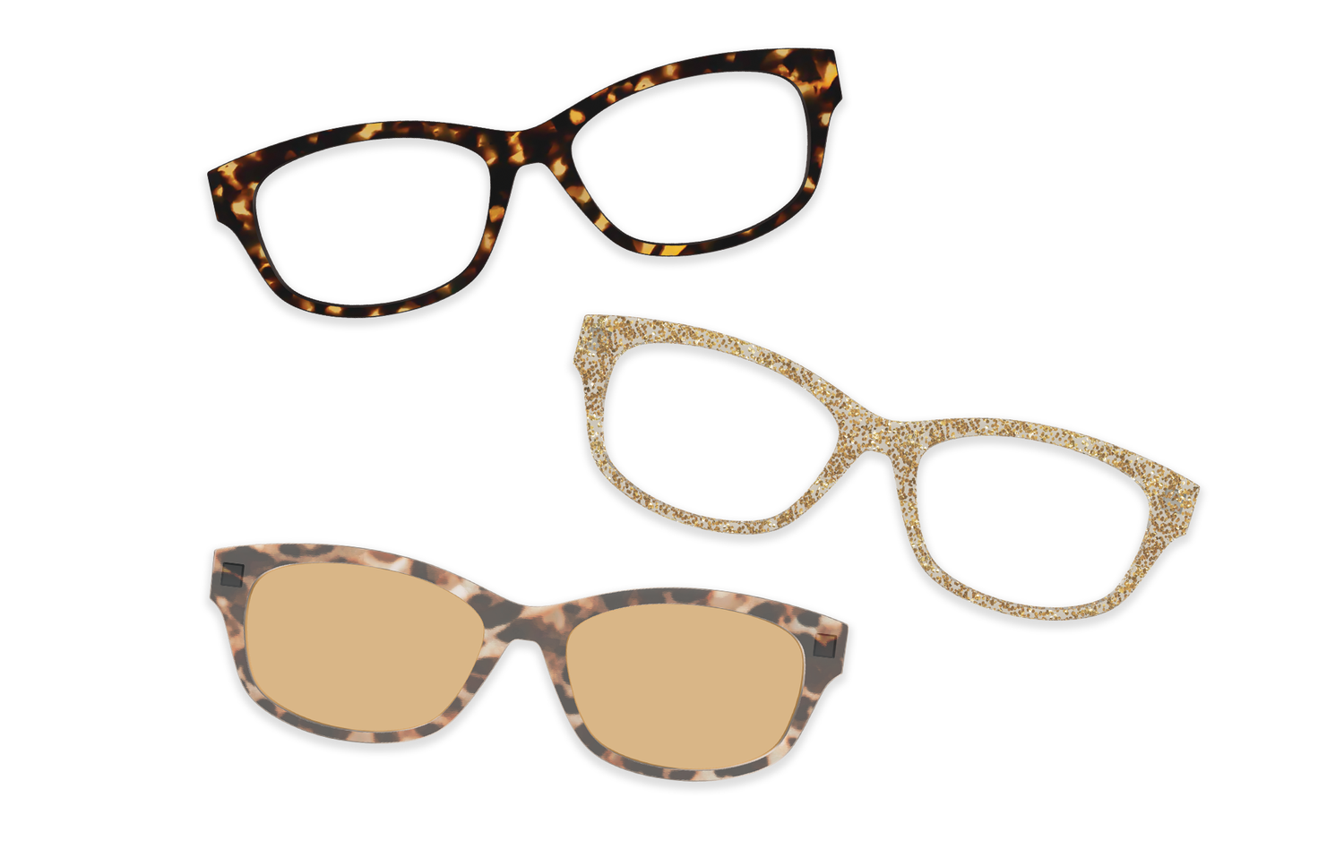 Honey Clear - Set - Product Image 1 - Pair Eyewear