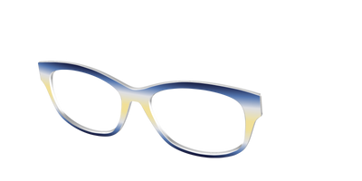 The Indigo to Honeysuckle Gradient - Angle Top Thumbnail - Pair Eyewear
