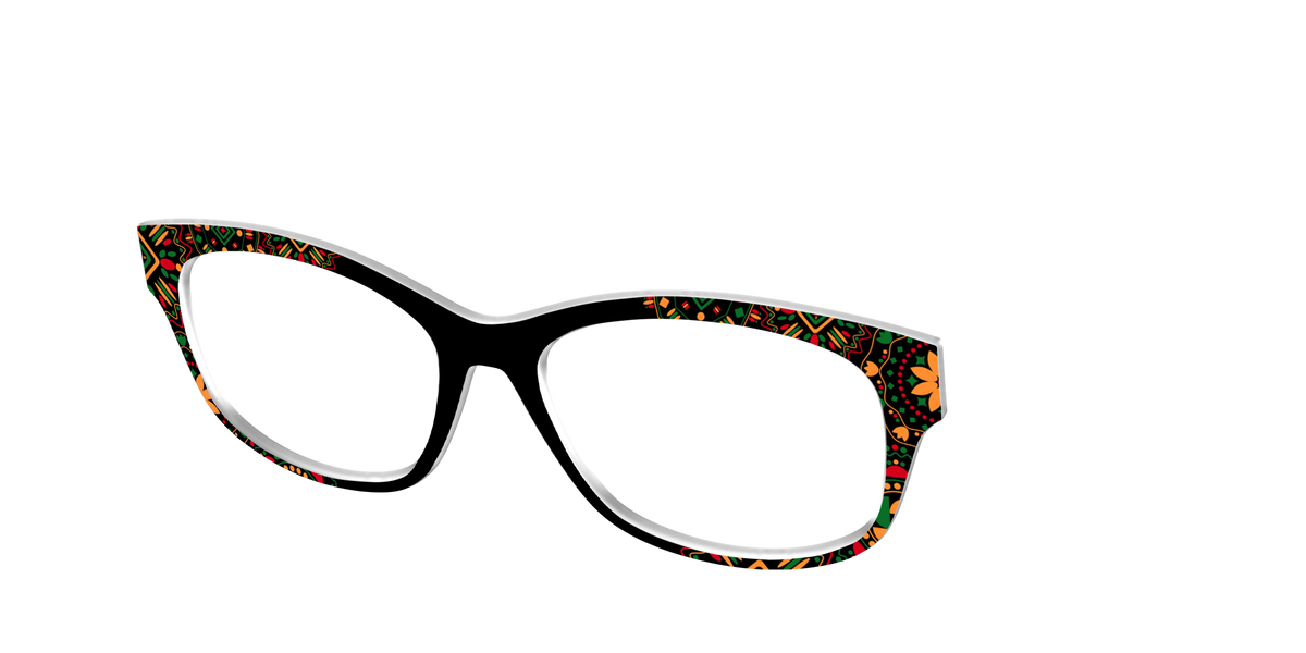 The Kwanzaa Medallion - Angle Top Image - Pair Eyewear