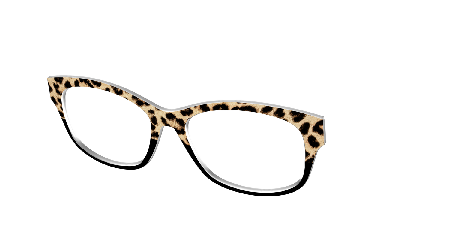 The Leopard Spots Split - Angle Top Image - Pair Eyewear