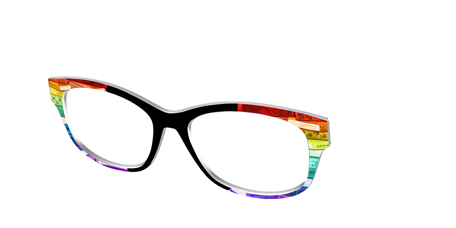 The Library Books - Angle Top Image - Pair Eyewear