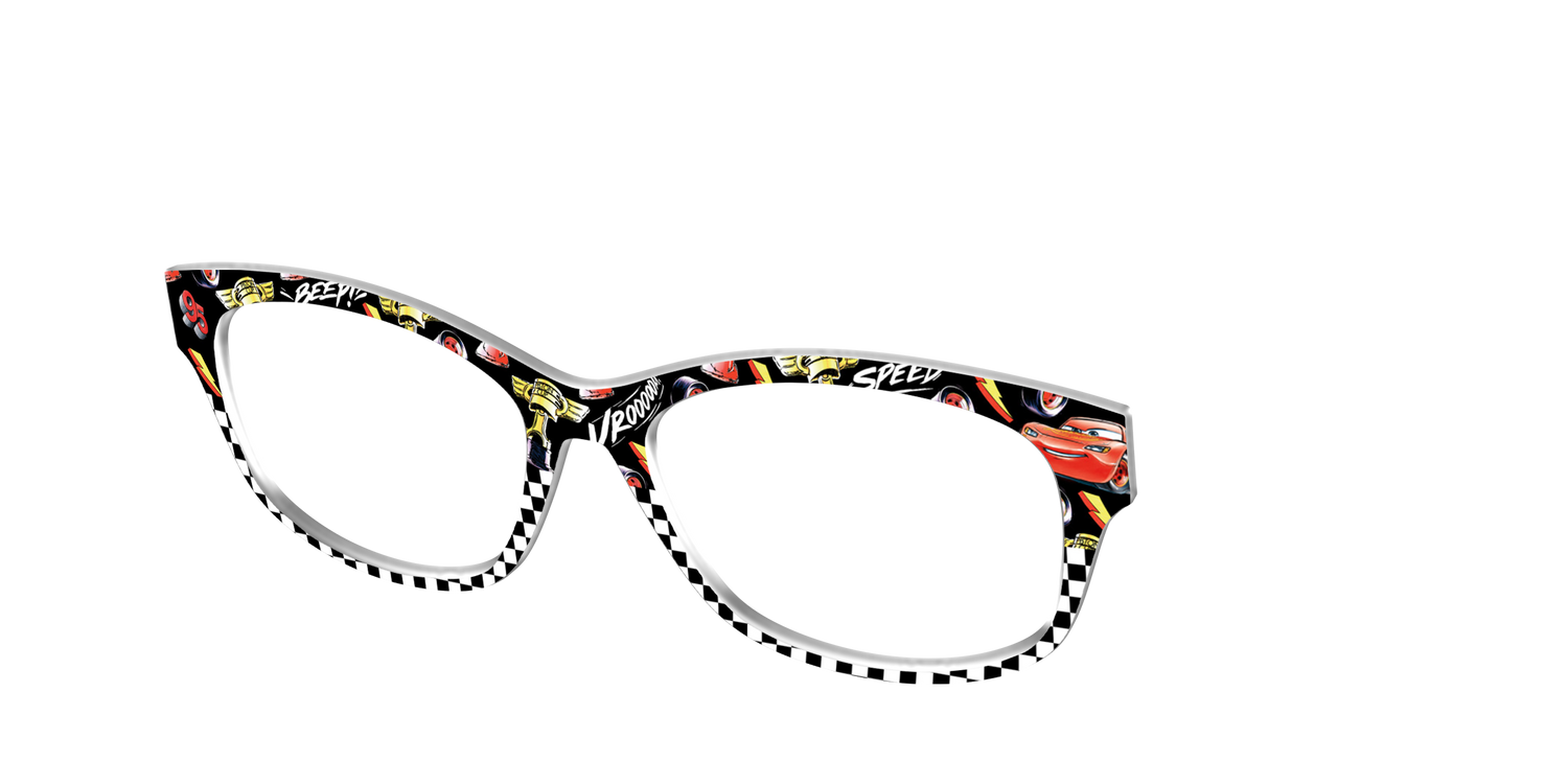 Lightning Mcqueen Speed Split - Angle Top Image - Pair Eyewear