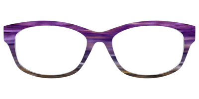 The Lilac Gradient Horn - Front Top Thumbnail - Pair Eyewear