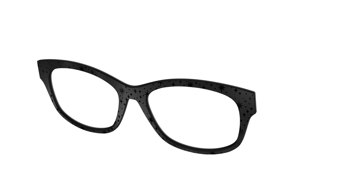 The Matte Black Spell Bursts - Angle Top Image - Pair Eyewear