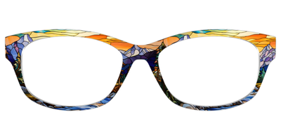 The Mountainscape Stained Glass - Front Top Thumbnail - Pair Eyewear