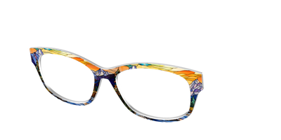 The Mountainscape Stained Glass - Angle Top Thumbnail - Pair Eyewear