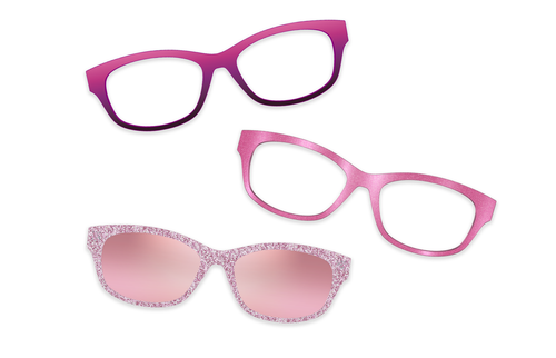 Pink Clear - Set - Pair Eyewear
