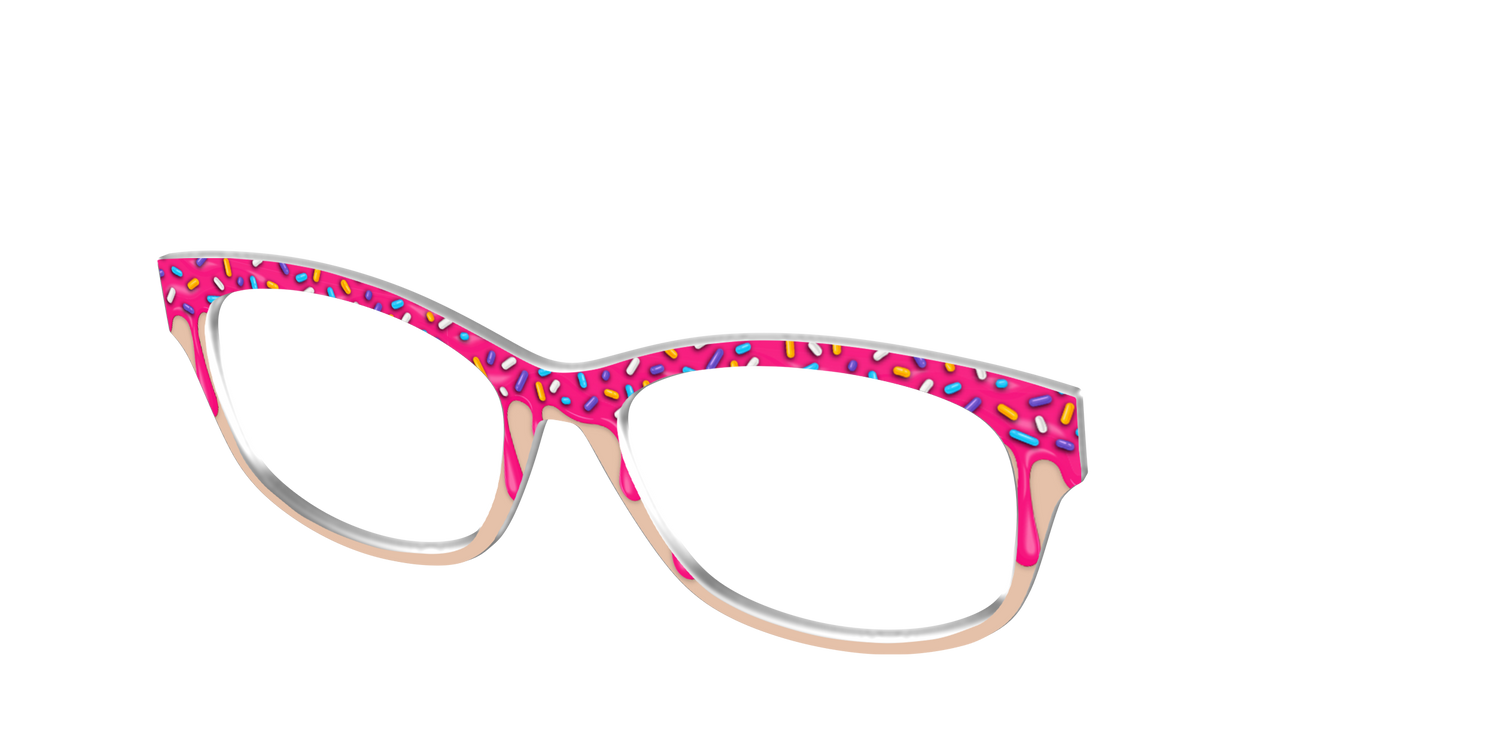 The Pink Pastry - Angle Top Image - Pair Eyewear