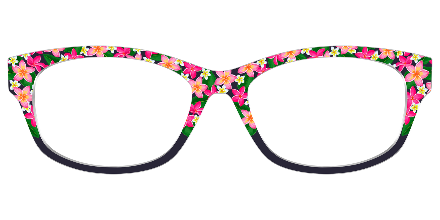 The Plumeria Crown - Front Top Image - Pair Eyewear