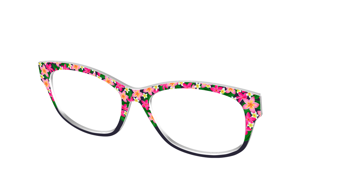 The Plumeria Crown - Angle Top Image - Pair Eyewear
