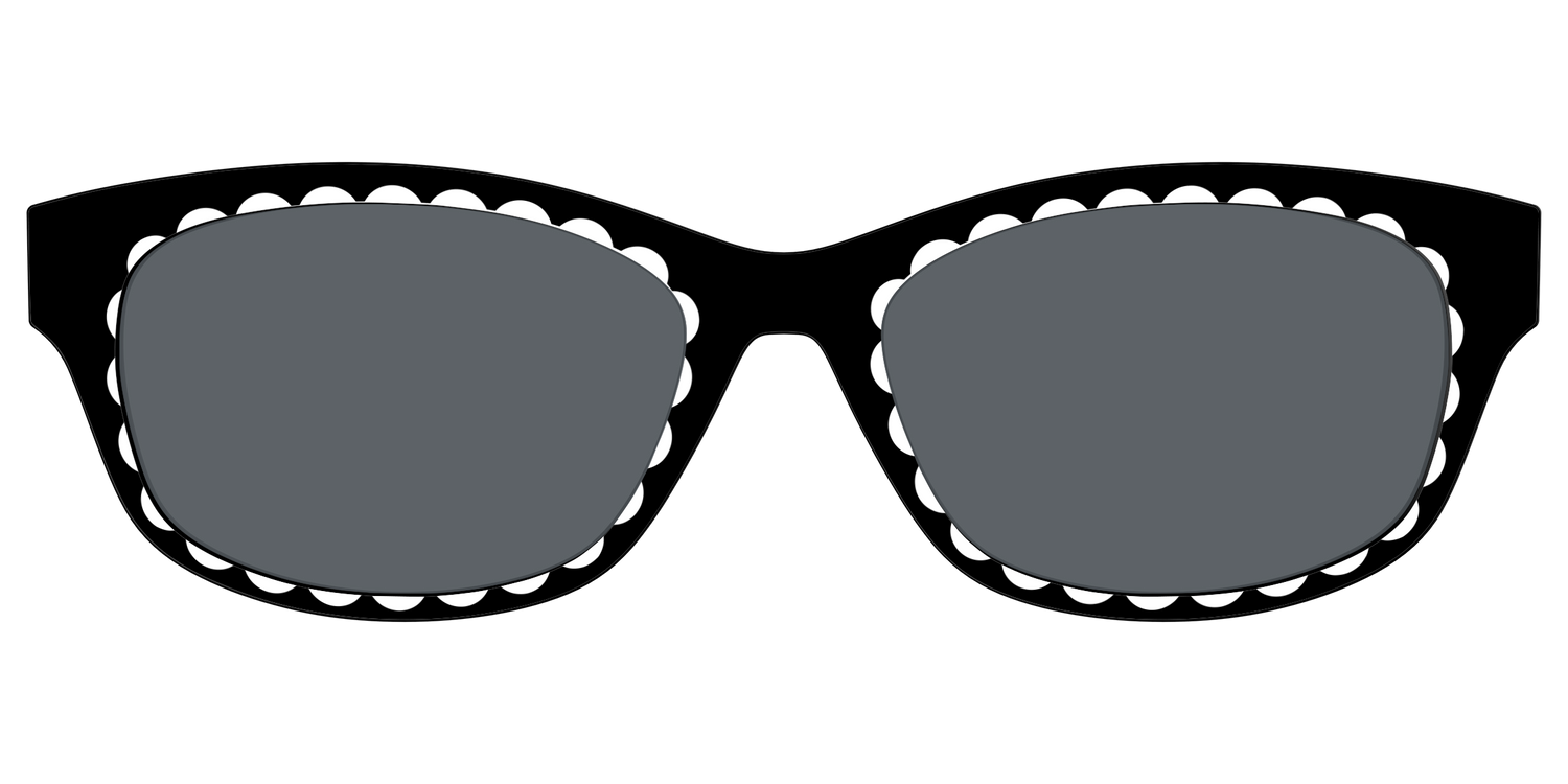 The Polarized Stylish Daisy Sun Top - Front Top Image - Pair Eyewear