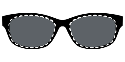 The Polarized Stylish Daisy Sun Top - Front Top Thumbnail - Pair Eyewear