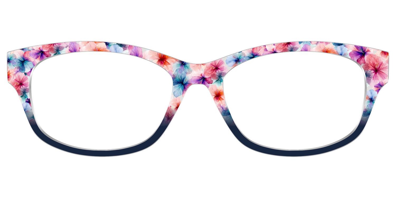 The Pressed Hibiscus - Front Top Image - Pair Eyewear