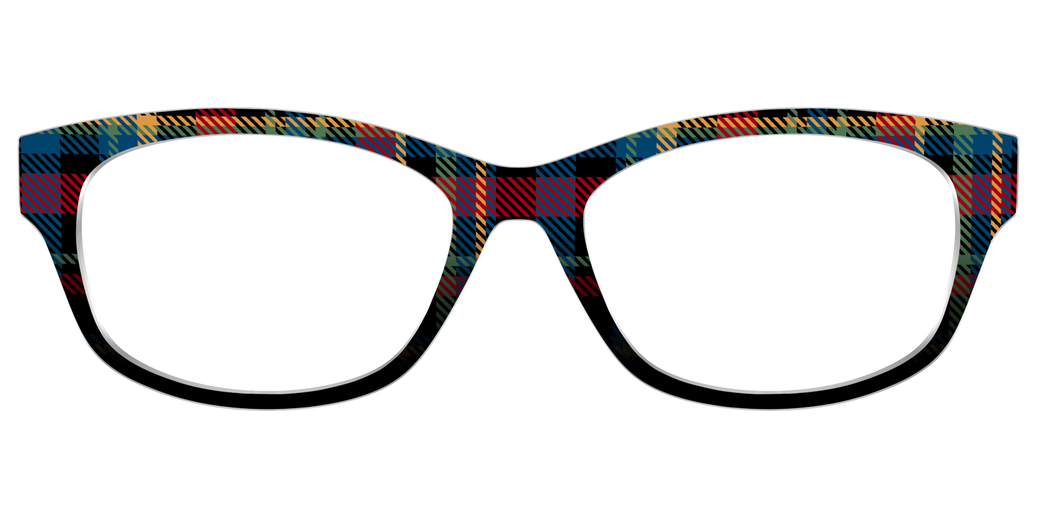 The Principal Plaid - Front Top Image - Pair Eyewear