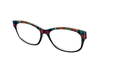 The Principal Plaid - Angle Top Thumbnail - Pair Eyewear