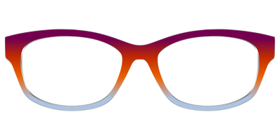 The Raspberry to Periwinkle Gradient - Front Top Thumbnail - Pair Eyewear