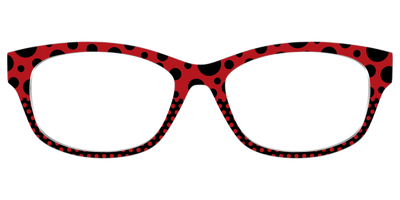 The Red Spotted Split - Front Top Thumbnail - Pair Eyewear