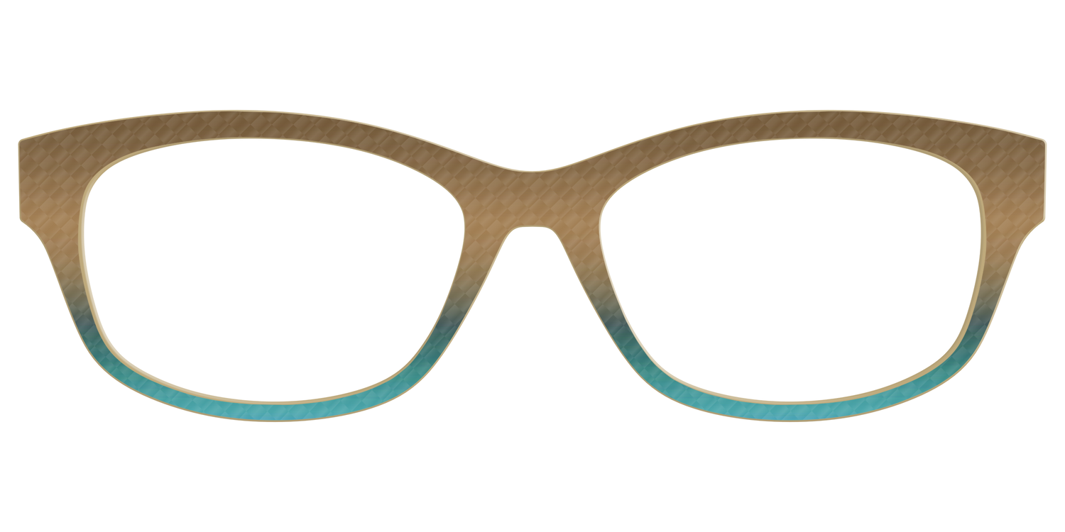 The Sand to Sea Gradient Check - Front Top Image - Pair Eyewear