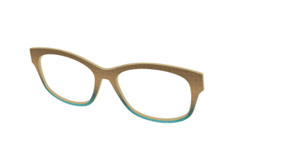 The Sand to Sea Gradient Check - Angle Top Thumbnail - Pair Eyewear