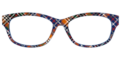 The Scholastic Plaid with Foil - Front Top Thumbnail - Pair Eyewear