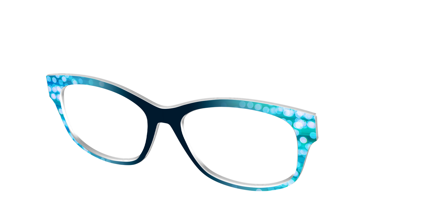 The Sea Foam Bokeh - Angle Top Image - Pair Eyewear