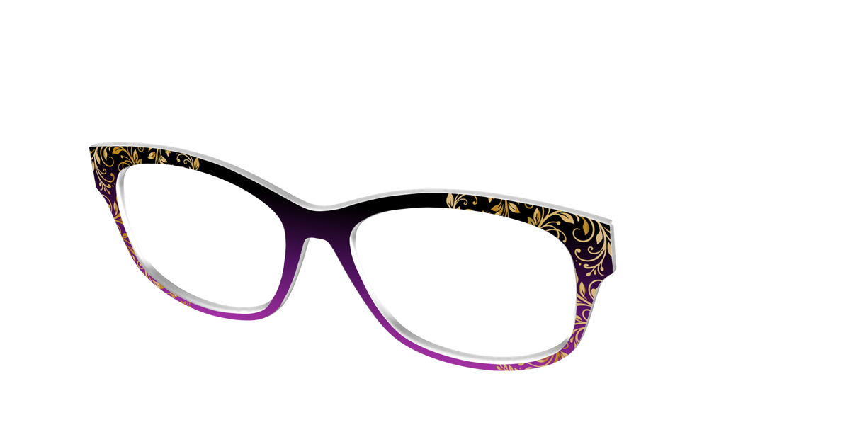 The Spellstruck Scrolls - Angle Top Image - Pair Eyewear