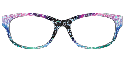 The Stella Nebula with Star Glitter - Front Top Thumbnail - Pair Eyewear