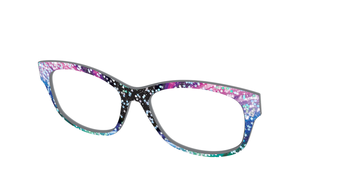 The Stella Nebula with Star Glitter - Angle Top Image - Pair Eyewear